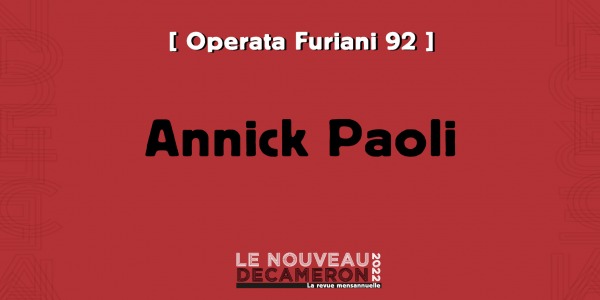 Operata di memoria Furiani 92 - Annick Paoli