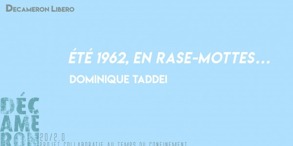 Été 1962, en rase-mottes… - Dominique Taddei 