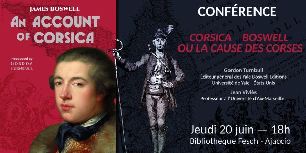 Conférence Corsica Boswell ou la cause des Corses