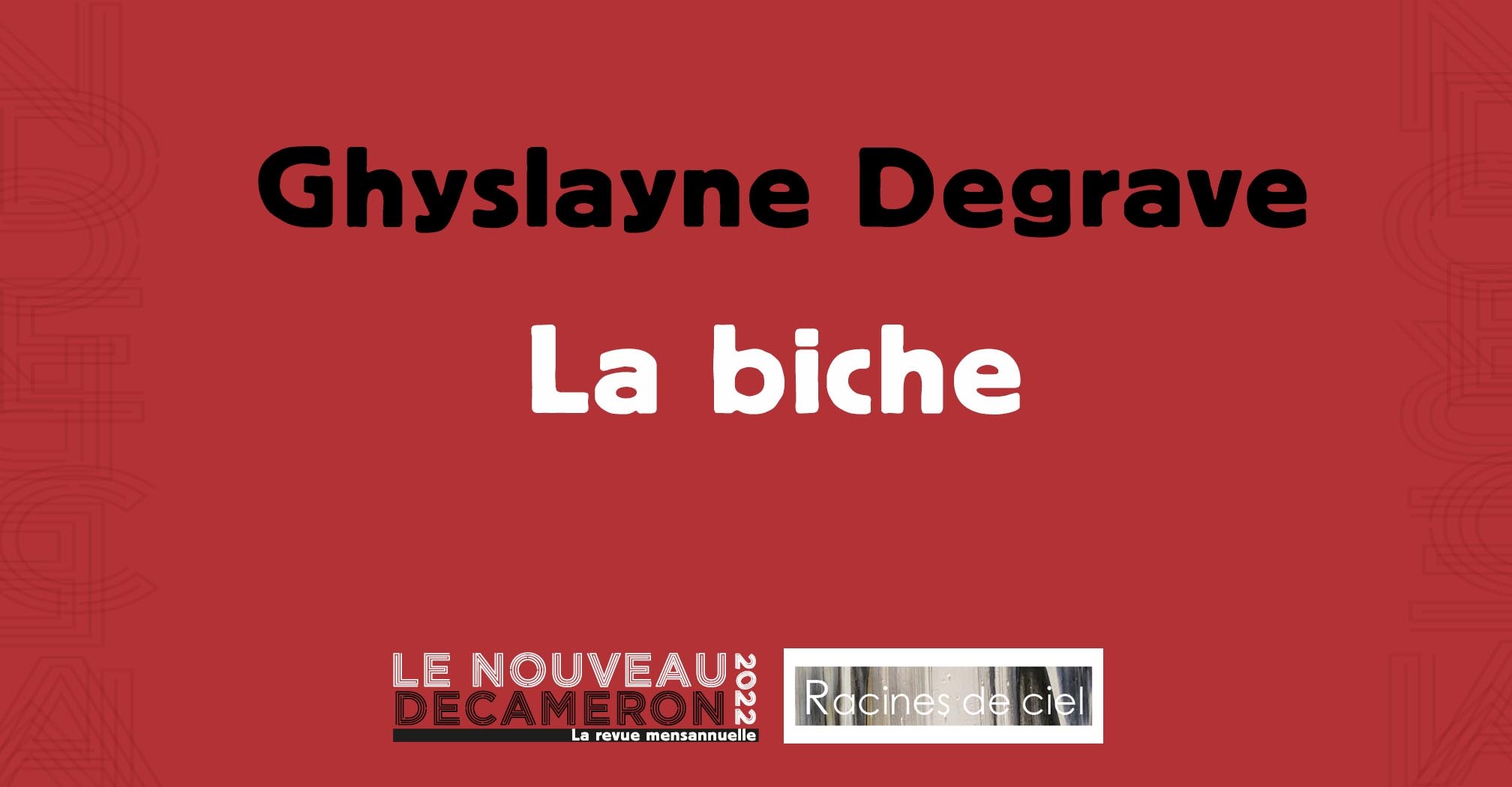Ghyslayne Degrave - La biche