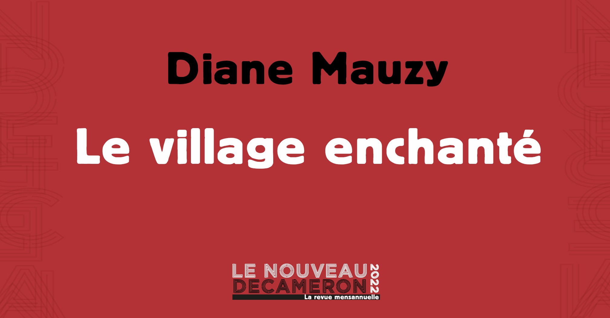 Diane Mauzy - Le village enchanté