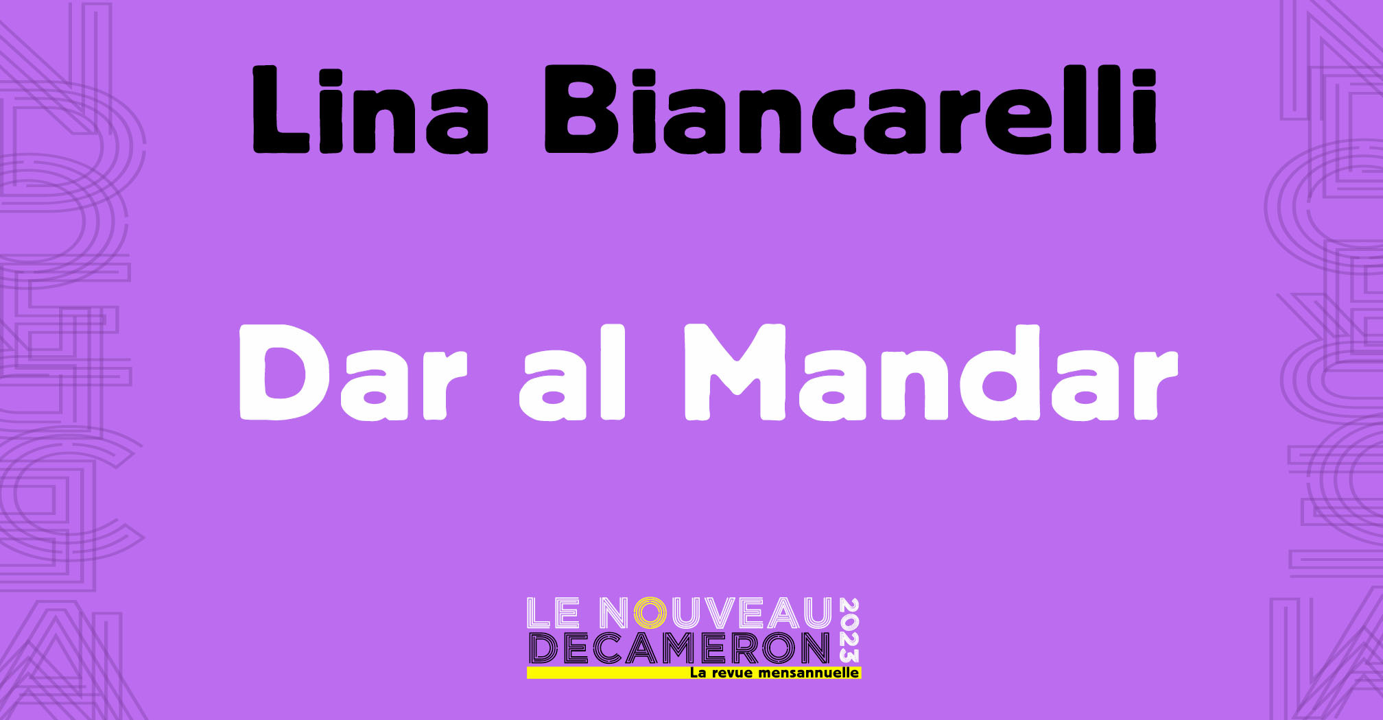 Lina Biancarelli - Dar al Mandar