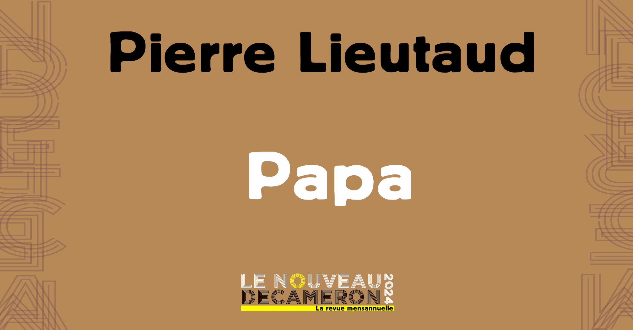 Pierre Lieutaud - Papa