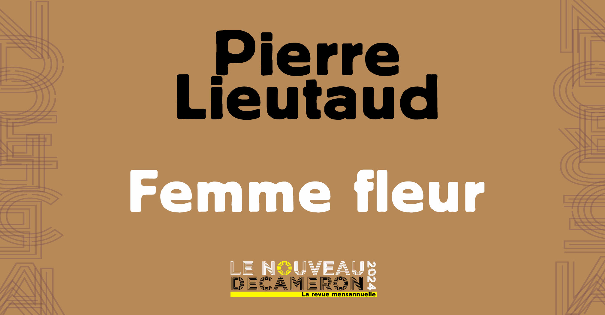 Pierre Lieutaud - Trad. F.Beretti - Femme fleur