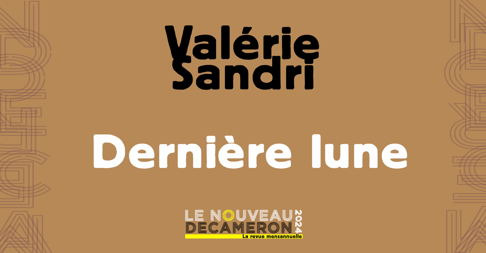 Valérie Sandri - Dernière lune