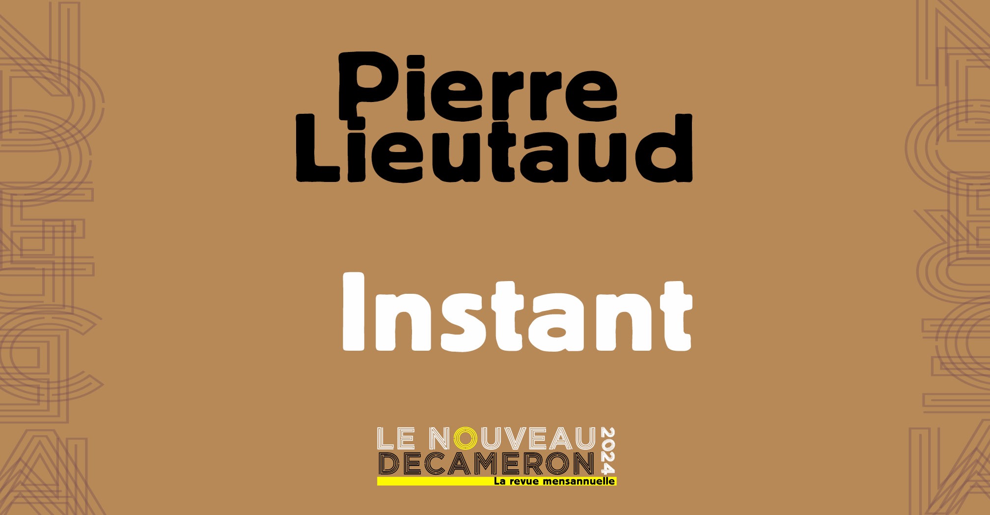 Pierre Lieutaud - Instant