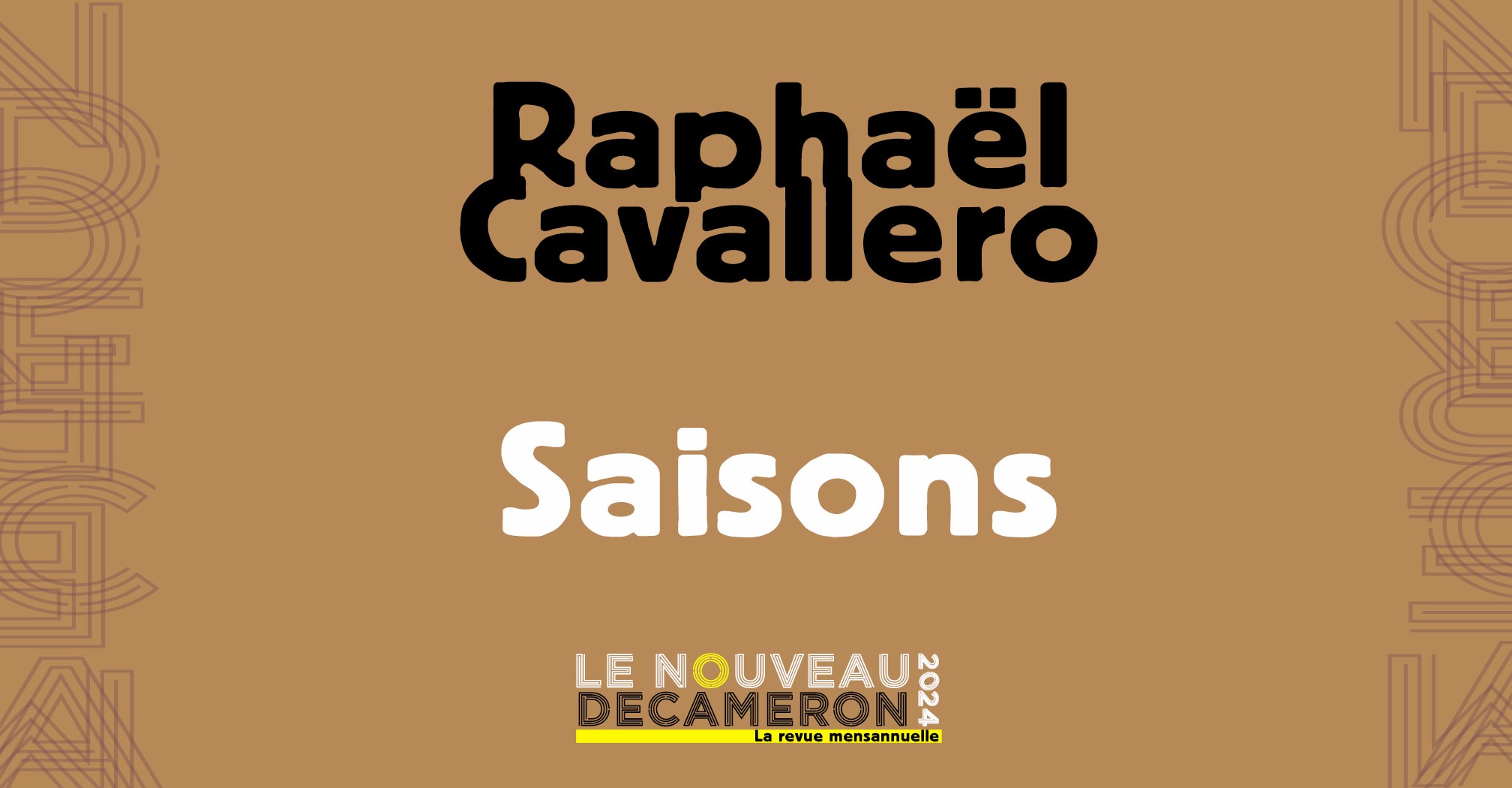 Raphaël Cavallero - Saisons