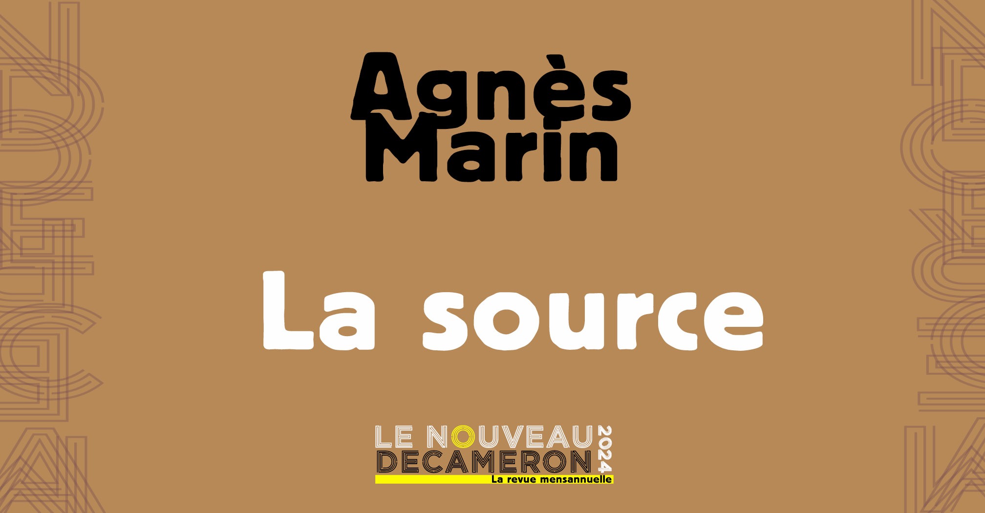 Agnès Marin - La source