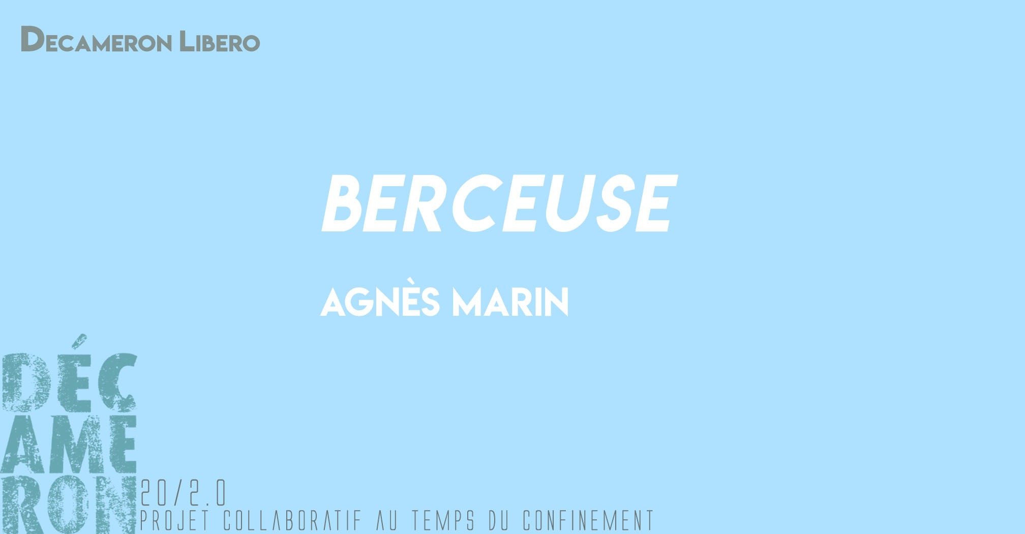 Berceuse - Agnès Marin