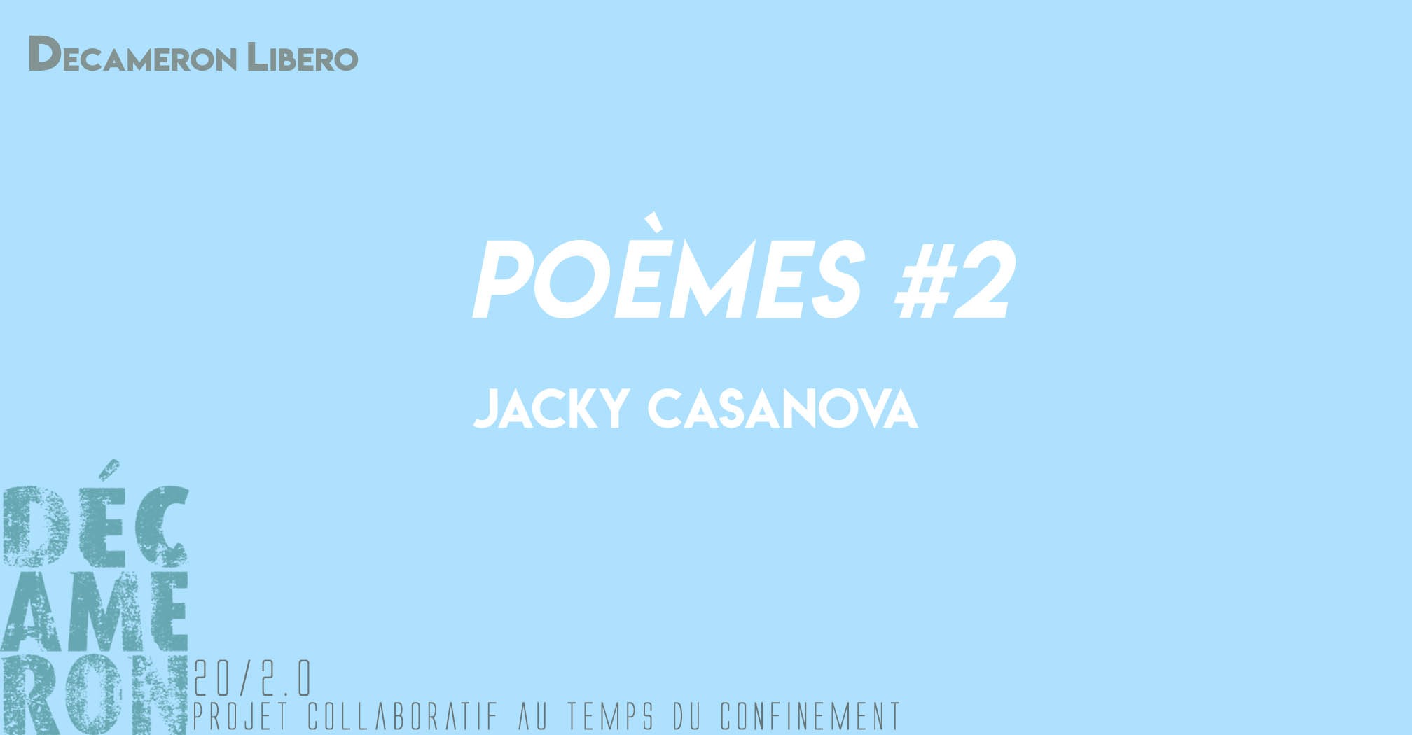 Poèmes #2 - Jacky Casanova