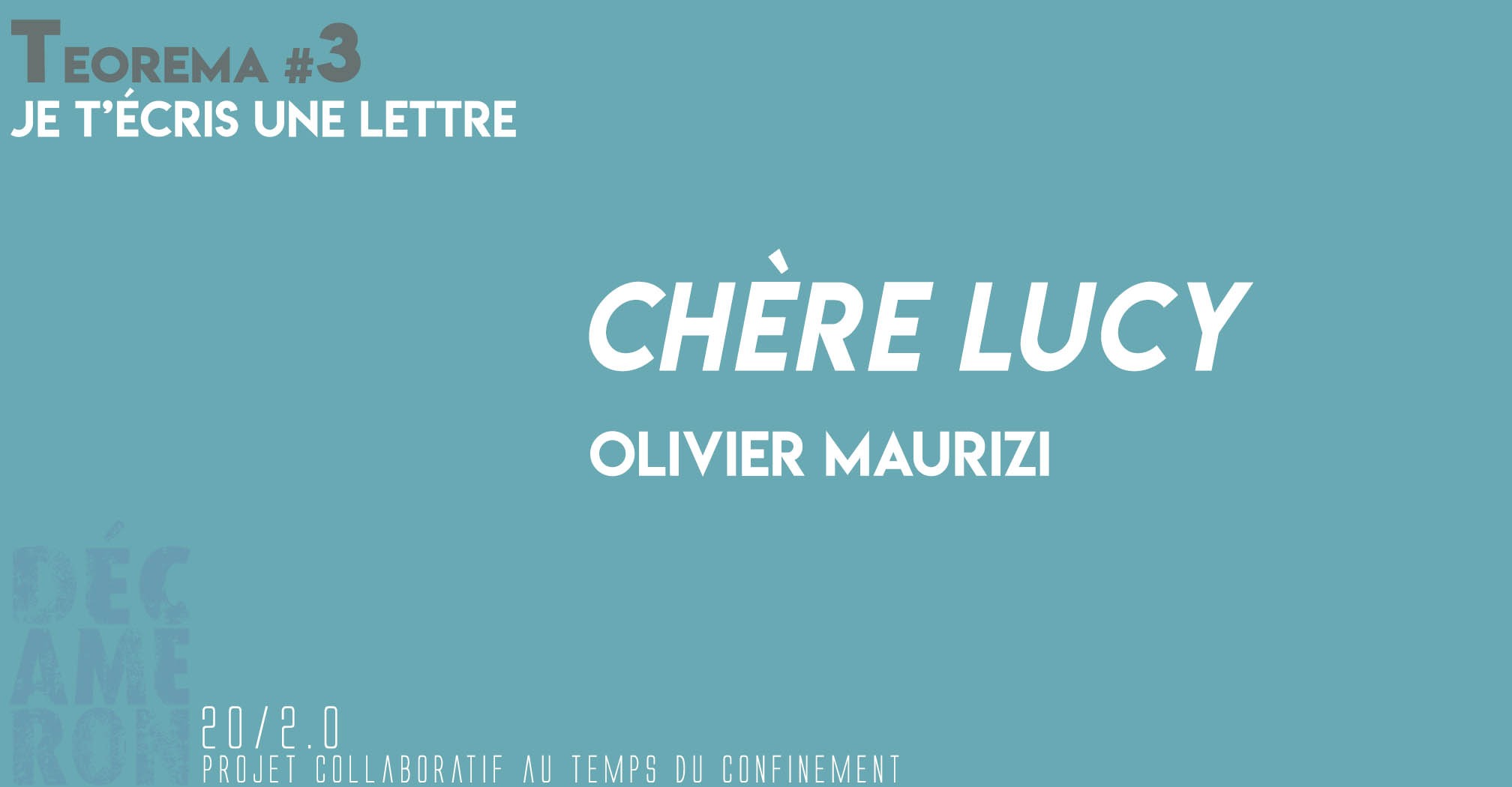 Chère Lucy - Olivier Maurizi