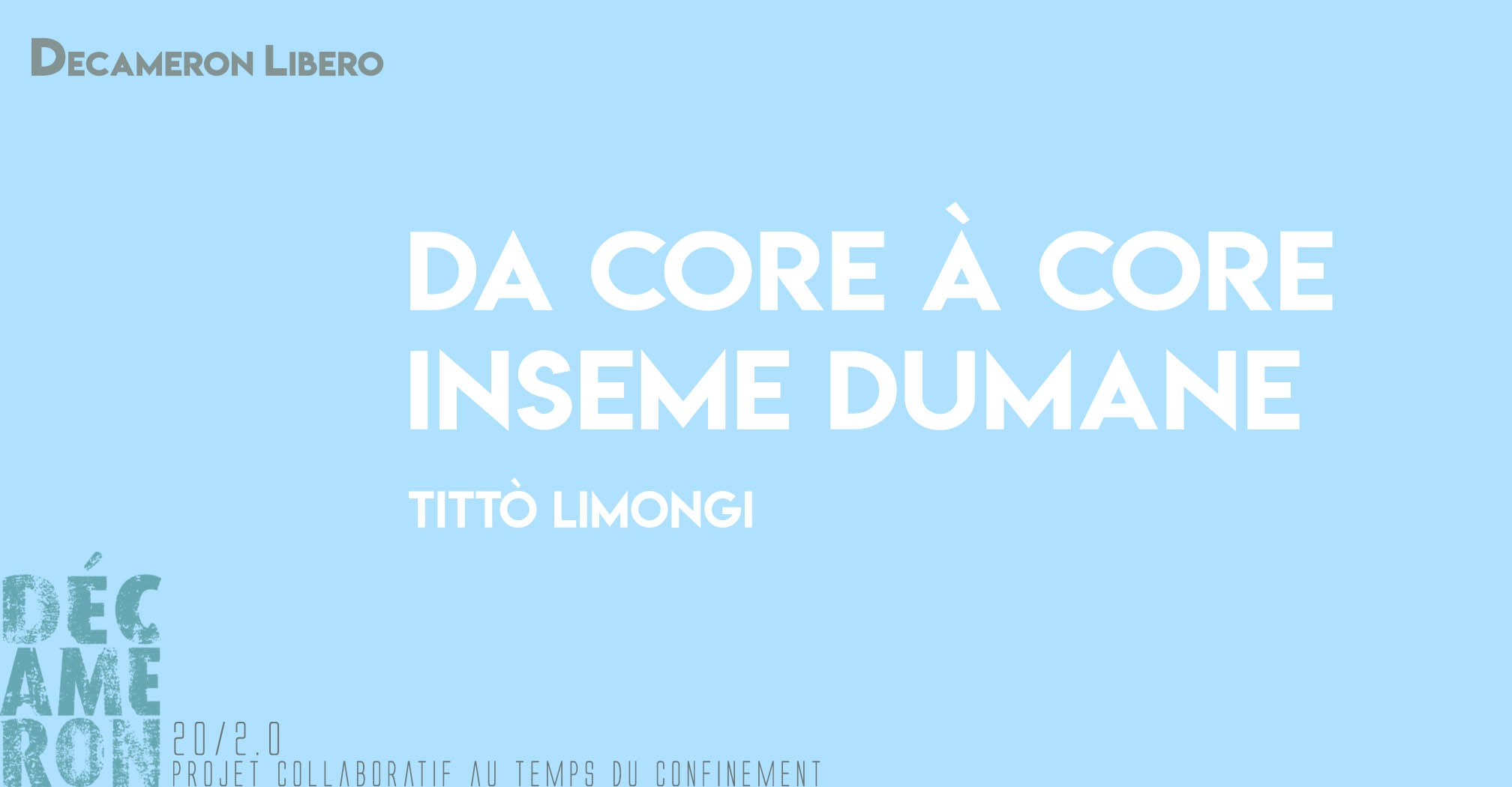 Da core à core / Inseme dumane - Tittò Limongi