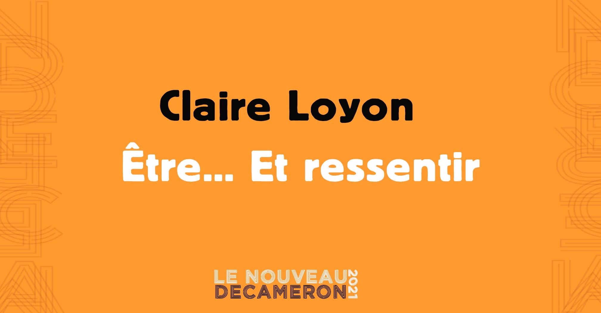 Claire Loyon - Être... Et ressentir
