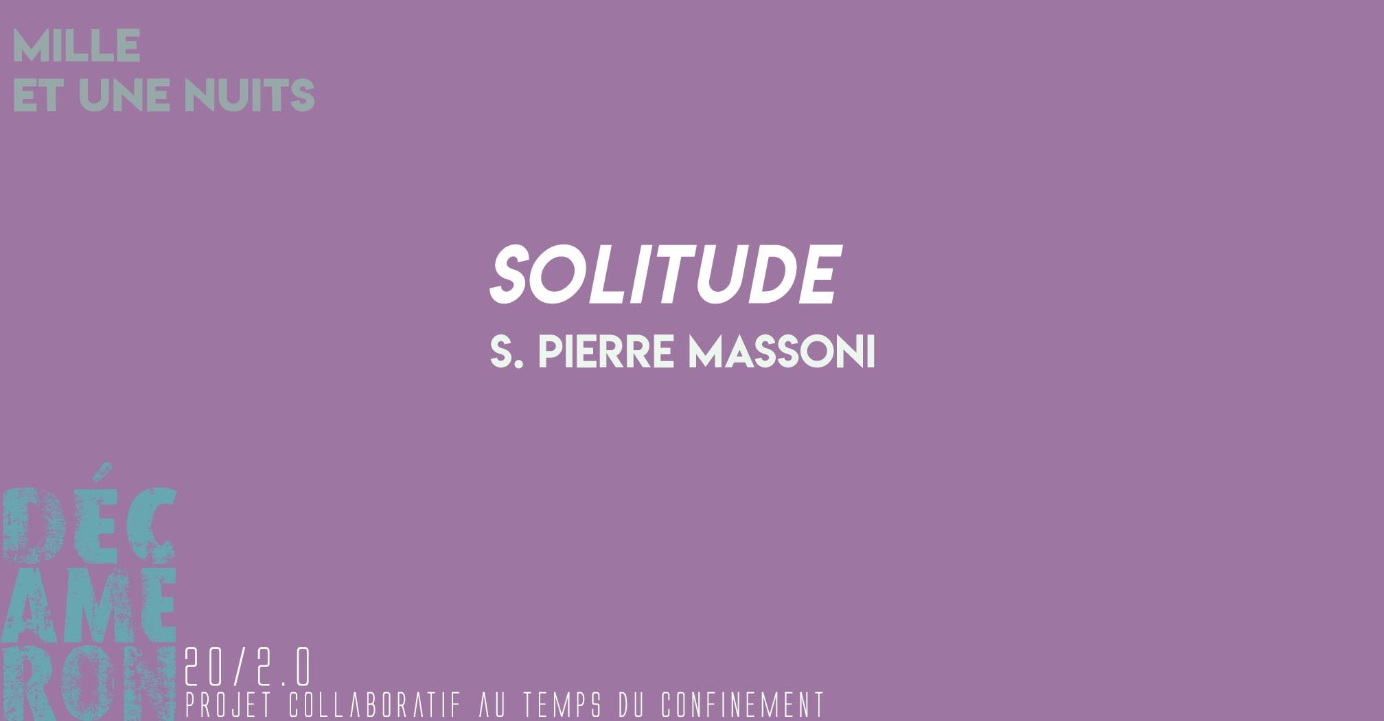 Solitude - S. Pierre Massoni