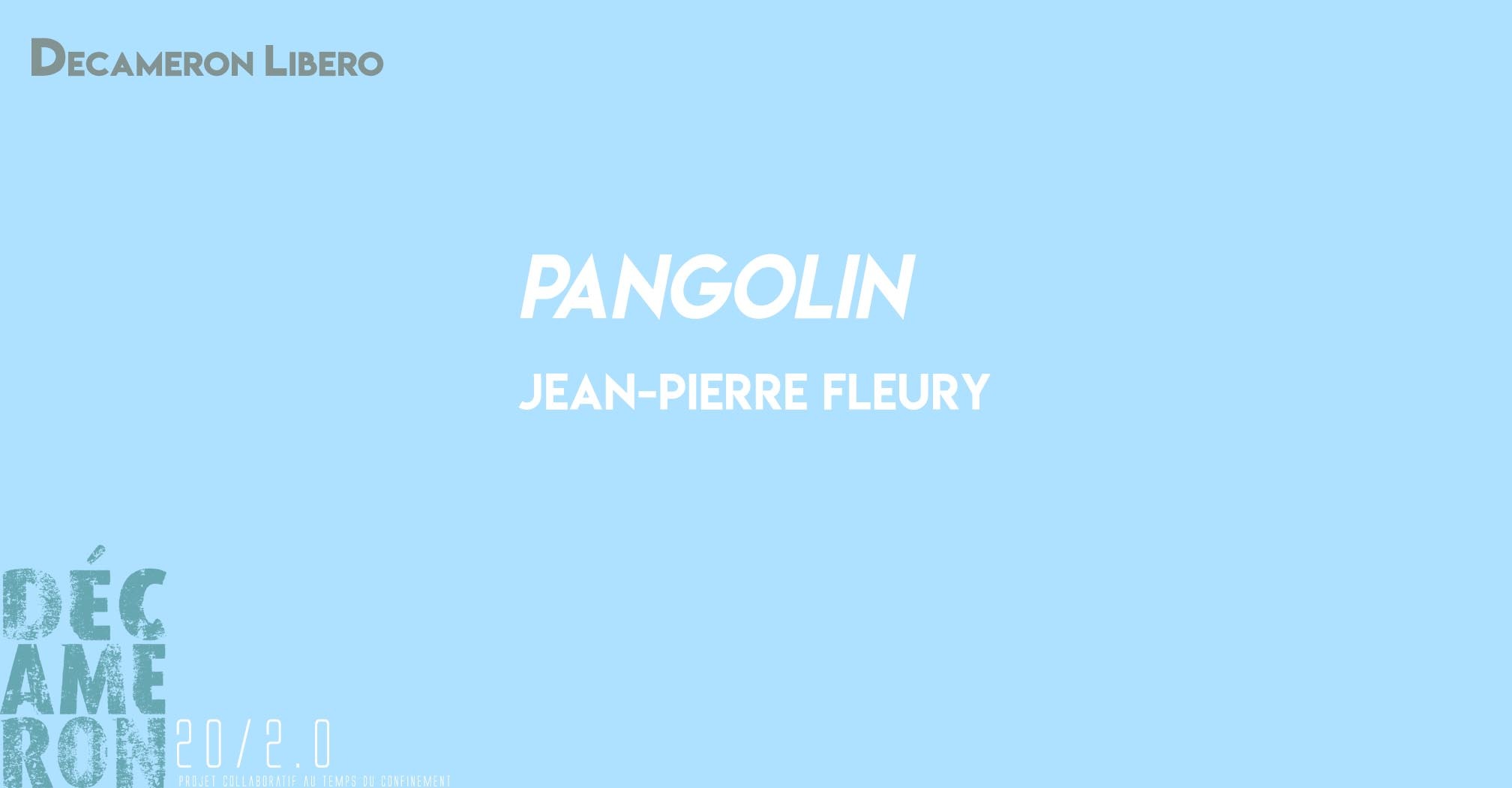 Pangolin - JP Fleury